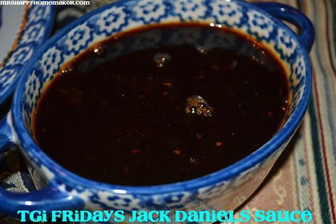 TGI Fridays Jack Daniels Sauce - Mrs Happy Homemaker Jack Daniels Sauce, Tgi Fridays, Bbq Sauces, Marinade Sauce, Appetizer Dips, Jack Daniels, Restaurant Recipes, Copycat Recipes, Healthy Meals