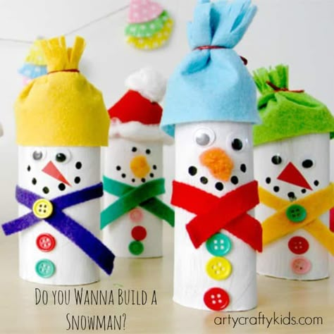 Diy Winter Crafts, Toilet Paper Tubes, Easy Winter Crafts, Winter Diy Crafts, Winter Art Projects, Diy Winter, Toilet Paper Roll Crafts, Winter Crafts For Kids, Paper Roll Crafts