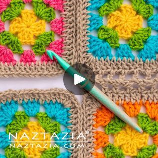 3.8M views · 32K reactions | Join Granny Squares | Want to see 5 different ways to connect granny squares? | By Naztazia | Hi, I'm Donna Wolf from Naztazia. com. Today, I'll show you five ways of joining crochet granny squares. The first method is the sewing method. You can use a yarn needle with either a single strand of yarn or double it to make it stronger. I like to start at the corner. With this sewing technique, you'll always enter from below the square and you'll exit out the top of the square. I like to place my sewing needle underneath both of the loops of the one square. And then I place the yarn underneath both of the loops of the second square. You can see it creates a nice flat seam with no bumps, lumps or ridges. The second method uses slip stitches. First I place a slipknot Ways To Connect Granny Squares, Sew Granny Squares Together, Granny Square Joining Methods, How To Connect Granny Squares, Connect Granny Squares, Granny Square Join, Joining Crochet Motifs, Connecting Granny Squares, Join Granny Squares