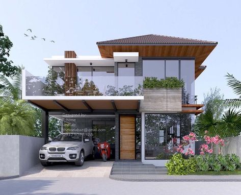 120 Sqm House Design, Architect Engineer, 3dmax Vray, Architecture Home, Lighting Modern, Manila Philippines, Beautiful Dream, Roof Deck, Fast Growing