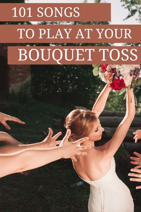 Alternative Bouquet Toss, Bouquet Toss Songs, Garter Toss Songs, Tossing Bouquet, Wedding Bouquet Toss, Best Bouquet, Father Daughter Songs, Daughter Songs, Top Country Songs