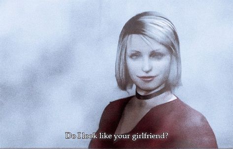 Mary Sunderland Icon, Maria Silent Hill, Silent Hill 2, Iphone Ideas, Horror Games, Silent Hill, Horror Game, Sweet Girls, Resident Evil