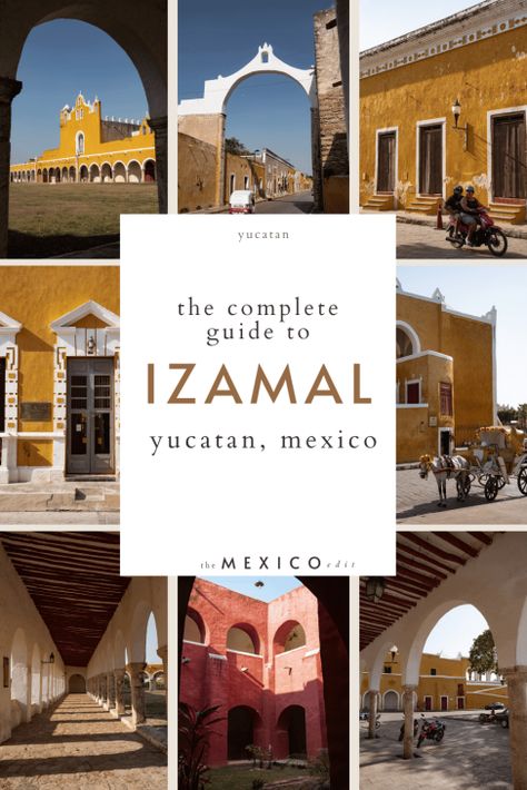 a guide to izamal yucatan Mexico With Kids, Yucatan Mexico, Ancient Mayan, Baja California Sur, Quintana Roo, City Travel, City Guide, Travel Itinerary, Hotels And Resorts