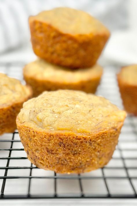 Cassava Flour Banana Muffins, Cassava Flour Bread Recipe, Cassava Flour Muffins, Cassava Flour Bread, Banana Muffin Recipe Easy, Coconut Flour Muffins, Gluten Free Snack, Gluten Free Banana Muffins, Banana Muffins Easy