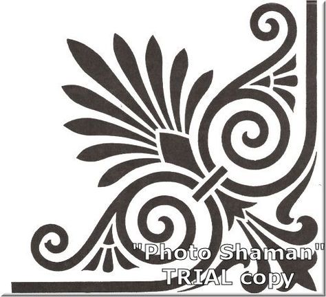 Stencil Patterns Printable Design, Ornament Printable, Ornamental Motifs, Stencils Patterns, Printable Stencils, Stencil Patterns Templates, Ornamental Design, Stencils Printables, Stencil Templates