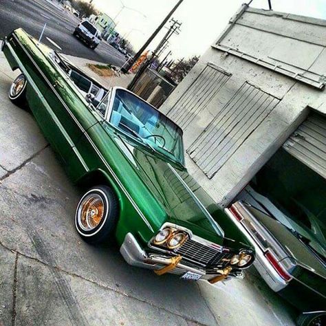 1964 Chevy Impala lowrider. Chevy Impala Lowrider, 64 Impala Lowrider, 1964 Chevy Impala, Impala Lowrider, 1964 Impala, Green Cars, Chevy Impala Ss, 64 Impala, Chevrolet Ss