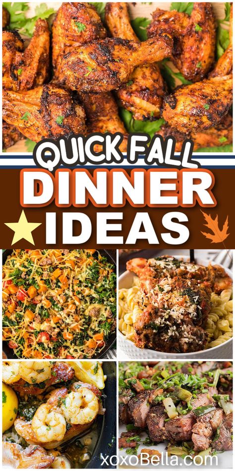 Speedy suppers for the fall season Quick Fall Dinner Ideas, Rainy Day Dinner, Quick Fall Dinner, Fresh Tacos, Bbq Chicken Flatbread, Fall Dinner Ideas, Rainy Day Recipes, Dinner Recipe Ideas, Quick And Easy Dinner Ideas