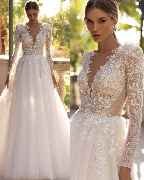 Long Sleeve Wedding Dress With Dlit, Sparkly White Wedding Dress Long Sleeve, Sheer Wedding Dress Long Sleeve Sparkly, Long Sleeve Wedding Dress Pregnant, Long Sleeve Wedding Dresses For Pregnant Brides, Wedding Dress For Pregnant Bride, Dress Tips, Pregnant Bride, White Dress Formal