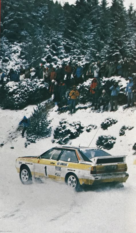 Audi Quattro Rally Wallpaper, Retro Rally Wallpaper, Group B Rally Wallpaper, Rally Cars Wallpaper, Rally Wallpaper, Rally Aesthetic, Rally Car Racing, Group B Rally, Classic Racing Cars