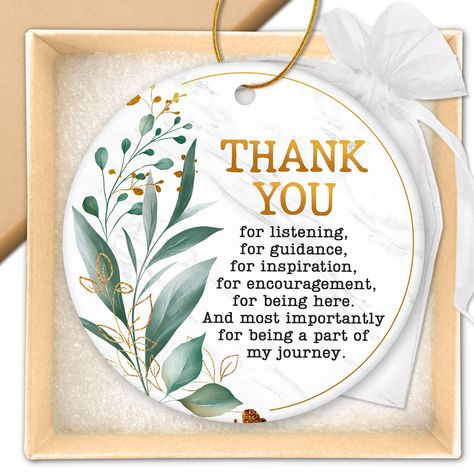 PRICES MAY VARY. APPRECIATION GIFTS FOR WOMEN/MEN: Seeking a heartfelt gesture? Our ceramic ornament is perfect for expressing gratitude and appreciation. Suitable for men or women, it serves as a lasting reminder of the impact they've had. Let your loved ones know that their efforts are cherished and will never be forgotten. Ideal gift for thank you, retirement, farewell, goodbye, going away, leaving, work anniversary IDEAL SIZE FOR VERSATILE DECOR: Our ornament hanger boasts a convenient 2.87 Farewell Coworker Message, Retirement Thank You To Coworkers, Farewell Wishes For Boss, Farewell Messages For Boss, Diy Coworker Gifts, Thank You Card For Boss When Leaving, Bosses Day Gifts, Goodbye Gifts, Boss' Day