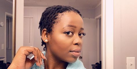 Micro locs on 4c twa hair ! Micro Locs On Short 4c Hair, Locs On Twa, Micro Locs On Short Hair, Micro Locs Short, Twa Locs, Locs Installation, 4c Twa, Twa Hair, Short Dreadlocks