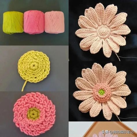 A beautiful gerbera decorative flower illustration, made into a brooch or bouquet is very delicate and beautiful - laitimes Gerbera Daisy Crochet Pattern, Crochet Gerbera Free Pattern, Crochet Gerbera Daisy Free Pattern, Crochet Projects Quick, Crochet Gerbera, Useful Crochet Projects, Crochet Cherry, Crochet Coin Purse, Gerbera Flower