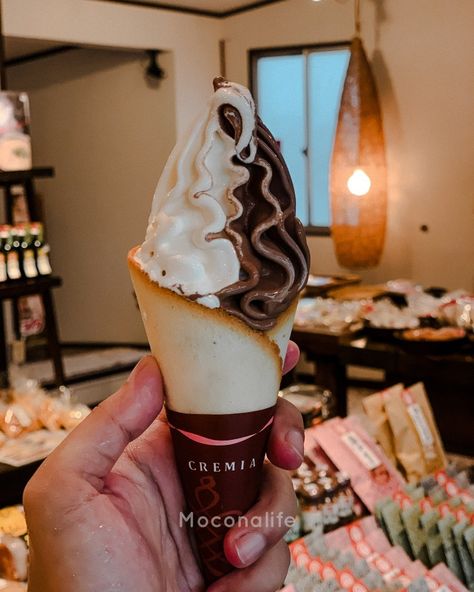 Best soft serve ice cream Cremia Serve Ice Cream, Soft Serve Ice Cream, Visit Japan, Soft Serve, Don't Forget, Ice Cream, Japan, Cream, Travel