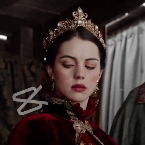 Mary Stuart from Reign with CapCut Logo Francis Reign, Queen Mary Reign, Mary Reign, Capcut Pfp, The Last Legion, Scotland Aesthetic, Anastasia Musical, Kickass Women, Reign Mary