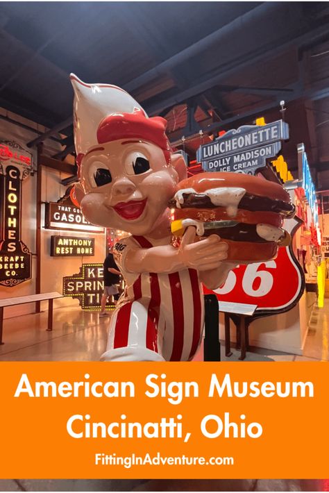 Inside the American Sign Museum in Cincinnatti Cincinnati Ohio, Visual Communication, Cincinnati, Helping People, Ohio, Communication, The Globe, Typography, History