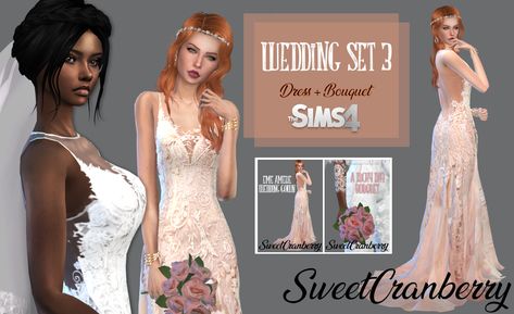 Sims 4 Cc Cottagecore Wedding Dress, Sims 4 Wedding Dress, Off Shoulder Wedding Dress, Formal Wear Women, Honeymoon Outfits, Bohemian Wedding Dress, Sims 4 Dresses, Sims Four, Sims 4 Mods Clothes