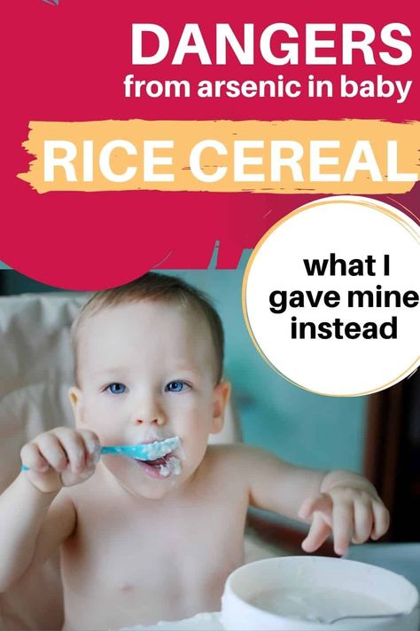 You can skip the rice cereal. Learn how to avoid arsenic and heavy metals in baby rice cereal. Diy Rice Cereal For Babies, Cereal In Baby Bottle Infants, Homemade Rice Cereal For Babies, Infant Cereal Recipes, Baby Rice Recipes, Baby Rice Cereal Recipes, Diy Baby Cereal, Rice Cereal In Bottle, Cereal In Baby Bottle