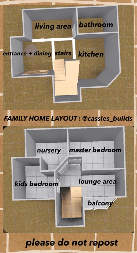 Roville House Layouts 2 Story, Bloxburg House Layouts 2 Story Aesthetic, Blox Burg House Layout 2 Story, Bloxburg Layouts 2 Story, Roblox Bloxburg House Layouts 2 Story, Bloxburg House Blueprints 2 Story, Blocksburg House Layout 2 Story, Blocksburg House Layout, Bloxburg Layout Ideas 2 Story