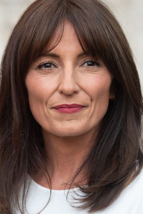 Davina Mccall Style, Davina Mccall Hair, Long Layers With Bangs, Healthy Tan, Davina Mccall, Tanning Moisturizer, Medium Haircut, Liquid Sunshine, Funky Hair