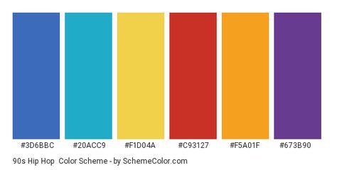 Color scheme palette image 90s Color Palette, Purple Hex, Purple Names, Orange Marigold, Hexadecimal Color, Blue Names, Logo Colors, Tee Shirt Ideas, 90s Colors