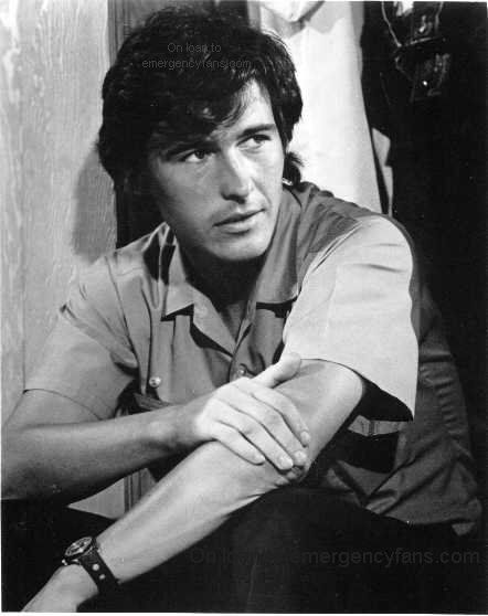 I just can't get enough of him- he's gorgeous! Johnny Gage, Randolph Mantooth, This Guy, Love This, Black And White, Black