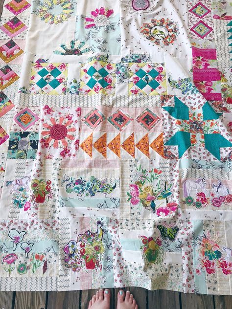 Anthologie - a boho patchwork quilt - Pattern 12: Building Sections + - Bari J. Designs Bohemian Style Quilts, Charm Quilts, Bohemian Quilt, Boho Patchwork, Nancy Zieman, Boho Quilt, Charm Quilt, Sampler Quilts, Pretty Quilt