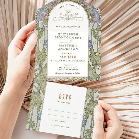 Roaring 20s Invitation, Victorian Flourishes, Art Nouveau Invitation, Deco Wedding Invitations, Art Deco Invitations, Art Deco Wedding Invitations, Elizabeth Montgomery, Boda Mexicana, Vintage Wedding Invitations