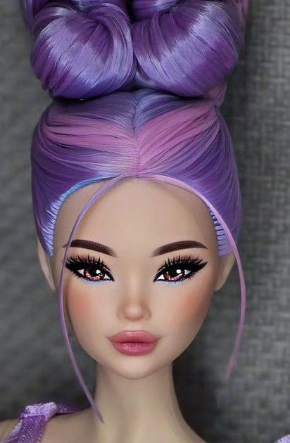 Barbie Doll Wallpaper Iphone, Ooak Barbie Repaint, Odile Barbie, Pictures Of Barbie Dolls, Barbie Doll Hairstyles, Barbie Repaint, Barbie Hairstyle, Mermaid Toys, Barbie Doll Set