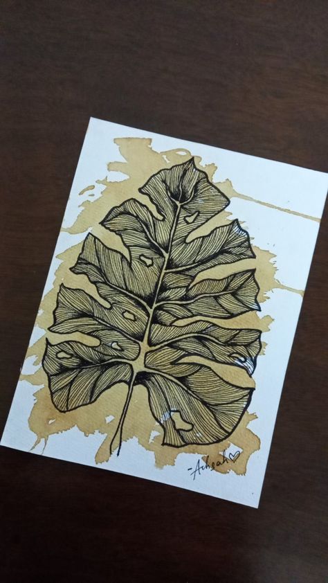 Coffee Spill Painting, Spill Art Coffee, Spill Paint Art, Paint Spill Art, Coffee Spill Art Drawing, Spill Art Ideas, Spill Art Drawing, Coffee Art Painting Simple, Spill Drawing