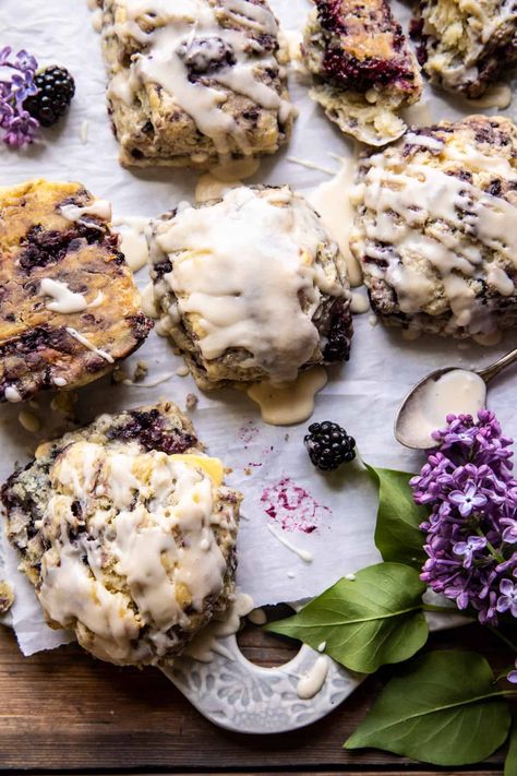 Mom's Favorite Mother's Day Recipes. White Chocolate Scones, Blackberry Lavender, Sweet Brunch, Peanut Butter Oatmeal Bars, Chocolate Scones, Lavender Recipes, Fabulous Cakes, Chocolate Sheet Cake, Whipped Feta