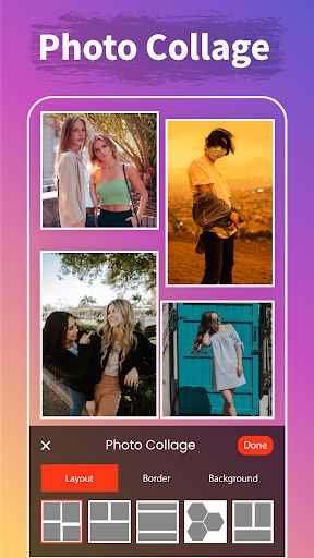 Pic collage maker and photo frame - photo collage maker & grid effect Collage Maker App, Photo Collage Frame, Make A Photo Collage, Instagram Story App, Pic Collage, Photo Editor App, Filters For Pictures, Picture Layouts, Collage Frame