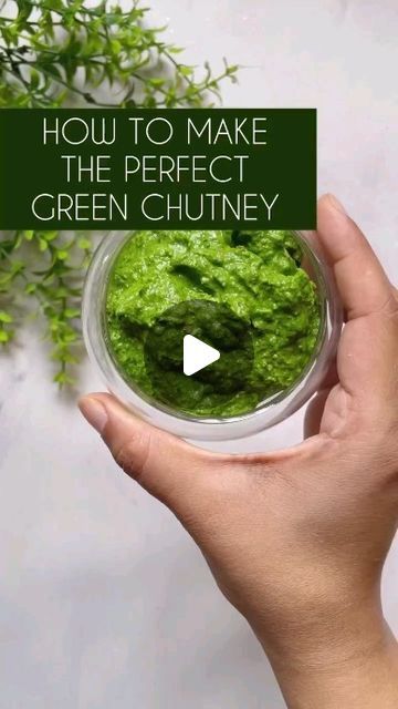 Today's Recipe | Inspiring Cooking 👨‍🍳 on Instagram: "Green Chutney...  This Green Chutney is so versatile & here's a simple trick to retain its green colour even after storing for days. So get cooking & let me know how you liked it.  Grind 2 tbsp Raw Peanuts, 1 tsp Cumin Seeds, 1 tsp Sugar, Green Chillies & a small piece of ginger into a coarse powder.  Add in 4-5 Curry Leaves, 4 Spinach Leaves, Handful of Coriander (make sure it is freshly washed & not chopped), Lemon Juice, 4-5 ice cubes & blend. Do not add any water.   Lastly, add in the salt, mix well, and store for up to 5 days in an air-tight container. (Do not blend after adding salt, just mix gently, and this step ensures the green colour is retained when stored)  ** For Jain version, skip ginger & spinach leaves and follow the Raw Peanuts, Green Chutney, Cumin Seeds, Spinach Leaves, Chutney Recipes, Curry Leaves, Ice Cubes, Green Colour, Quick Recipes