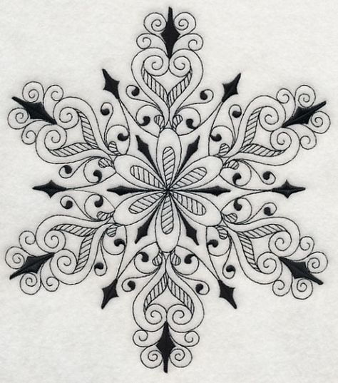 Mandala Arm Tattoo, Snowflake Mandala, Snow Flake Tattoo, Laser Projects, White Drawing, Decorative Stitching, Sewing Embroidery Designs, Embroidery Library, Ying Yang