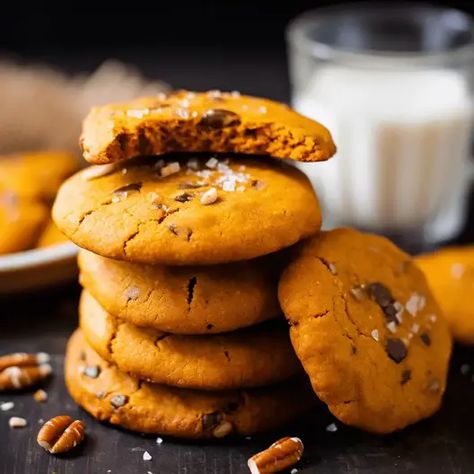 Butternut Cookies, Squash Cookies, Butternut Squash Cookies, Butternut Squash Puree, Squash Puree, Recipes Cookies, Autumn Table, Soft Cookie, Cookie Scoop