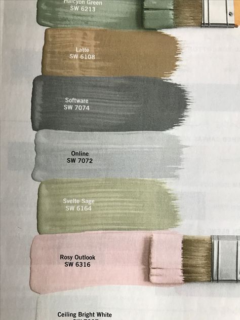 Charcoal And Sage Color Palette, Olive And Sage Color Palette, Green Gray Cream Color Scheme, Sage Green Patio Decor, Grey Green Paint Color Pallet, Grey Green Colour Palette, Grey Green White Colour Palette, Color Palette Green Grey, Green Pink Grey White Color Palette