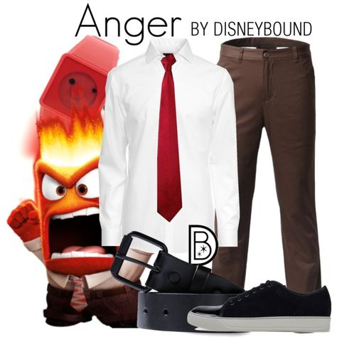 Anger Disney character Inside Out Costume, Disney Character Outfits, Disney Themed Outfits, Everyday Cosplay, Disney Inspired Fashion, Disney Outfit, Character Inspired Outfits, Disney Bound Outfits, Disney Inspired Outfits