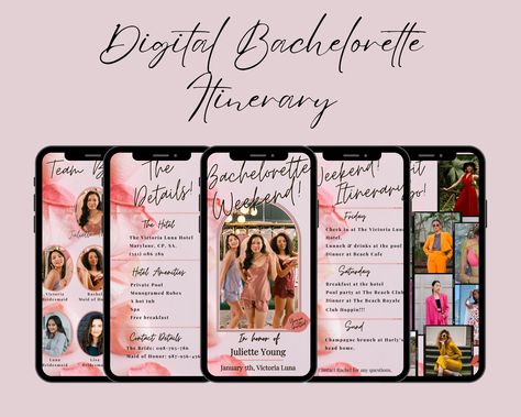 Monogram Robes, Bachelorette Invite, Bachelorette Party Weekend, Bachelorette Invitation, Bachelorette Itinerary, Champagne Brunch, Beach Cafe, Bachelorette Invitations, Bachelorette Weekend