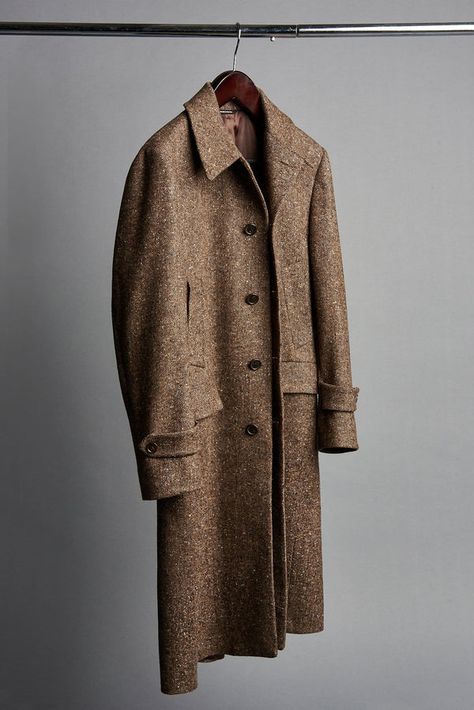 Shop All Mens Wool Overcoat, Tweed Overcoat, Irish Tweed, Donegal Tweed, Mens Overcoat, Grandpa Style, Mens Fashion Illustration, Ivy League Style, Wool Overcoat