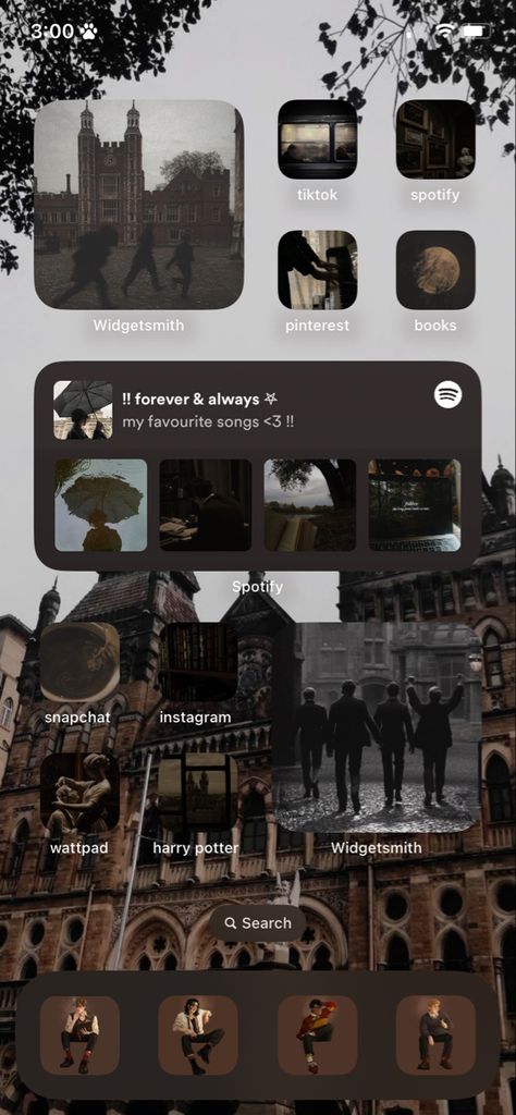 Marauders Homescreen, Phone Inspiration, Iphone Layout, Phone Themes, The Marauders, App Icon, Layout, Iphone, Pins