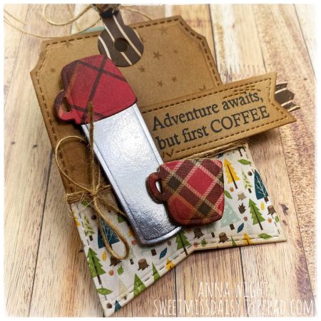 Coffee Tag, Impression Obsession Cards, Camping Cards, Warmest Wishes, Hand Stamped Cards, Impression Obsession, Rustic Outdoor, Male Cards, Sweet Notes