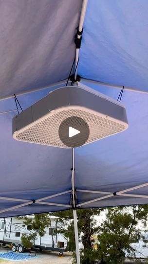 77K views · 1.4K reactions | Camp Hack! Hang a box fan from your pop up canopy with small bungee cords and create an overhead ceiling fan.  Like & Follow for more RV Tips, Gear Reviews, & How To’s! #rving #rvlifestyle #camphack #camping #campinglife #rvlifewithkids #rvlife #fifthwheel #traveltrailer #rvpark  #rvtravels #rvlifewithdogs #camperlife #rvtravel | RV Gear and Far Pop Up Canopy Hacks, 10x10 Tent, Sports Tent, Tent Fan, Rv Gear, Camping Fan, Tent Set Up, Rv Tips, Bungee Cords