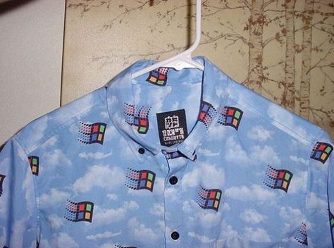 Vaporwave Clothes, Vaporwave Clothing, Silly Clothes, Frutiger Aero, Windows 95, Funky Outfits, Online Seller, Cooler Look, Sky Clouds