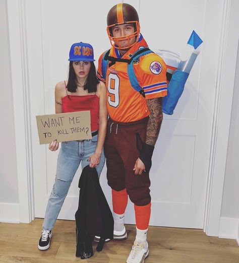 The Waterboy Costume, Water Boy And Vicky Valencourt Costume, Water Boy Costume, Vicky Valencourt Waterboy Costume, Waterboy Costume, Waterboy And Vicki Costume, Boy Halloween Costumes, Boy Costumes, Couple Halloween