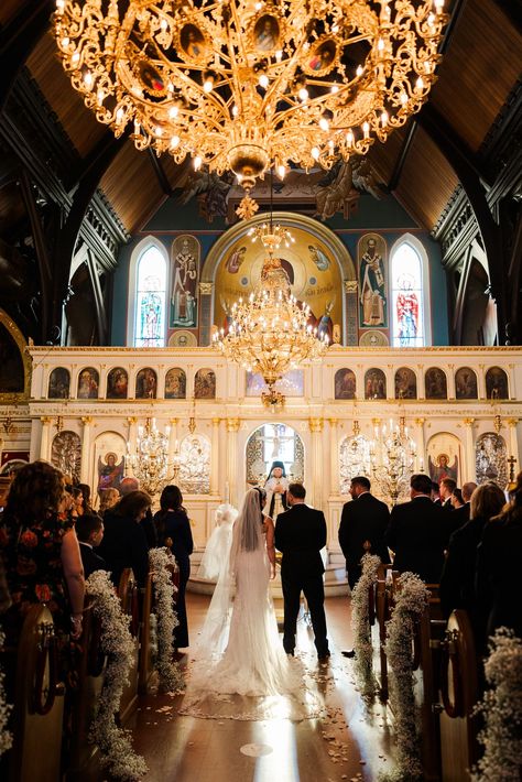 Greek Wedding Ceremony, Greek Orthodox Aesthetic, Serbian Orthodox Wedding, Greek Church Wedding, Russian Orthodox Wedding, Orthodox Christian Wedding, Wedding In Church, Orthodox Beauty, Castle Wedding Reception