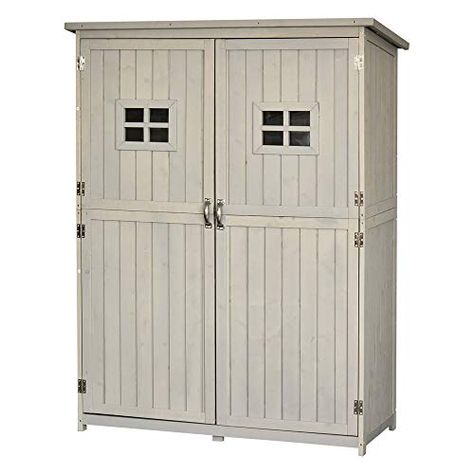 Wooden Garden Storage, Outdoor Shed, Outdoor Storage Units, Outdoor Garden Sheds, Tool Storage Cabinets, Wood Storage Sheds, Asphalt Roof, Garden Storage Shed, Outdoor Storage Cabinet