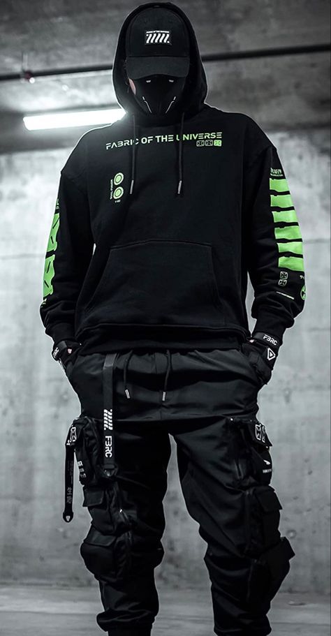 #Fabric of the Universe #Techwear #Graphic #Cyberpunk #Streetwear #Fashion #Hoodie at #Amazon #Men’s #Clothing #store Streetwear Fashion Hoodie, Cyberpunk Oc, Cyberpunk Hoodie, Fabric Of The Universe, Cyberpunk Streetwear, Techwear Cyberpunk, Asian Streetwear, Techwear Fashion, Black Clothes