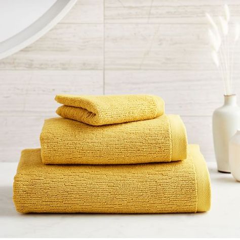 Towel Weaving, Large Baths, Organic Cotton Yarn, Room Planning, Cotton Bath Towels, Bath Towel Sets, Key Details, Bathroom Towels, Bedding Shop