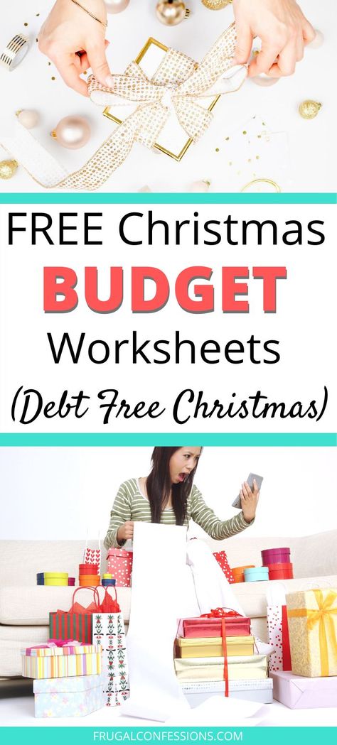 Christmas budget planner free printables - I just LOVE these Christmas budget worksheet PDFs. They're all free, and they're all going to help with my holiday budget planning. Super helpful to have a Christmas spending log and to plan out my holiday spending ahead of time this year. #christmas #holidayspending #spending #christmasbudget Holiday Budget Planner, Christmas Savings Plan, Spending Log, Christmas Budget, Budget Planner Free, Budget Worksheet, Gift Tracker, Frugal Christmas, Budget Planner Template