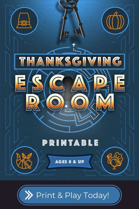 Printable Thanksgiving Escape Room.  Bible-Based. Lds Escape Room Activity Free, Thanksgiving High School Activity, Thanksgiving Escape Room Free Printable, Free Bible Escape Room Printable, Bible Escape Room Ideas, Thanksgiving Escape Room Free, Thanksgiving Activities High School, Thanksgiving Activities For Teens, Thanksgiving Youth Group