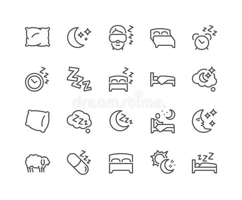 Sleeping Drawing, Sheep Illustration, Vector Line, Illustration Quotes, Pixel Perfect, Doodle Illustration, Doodle Designs, Icon Set Vector, Free Vector Graphics